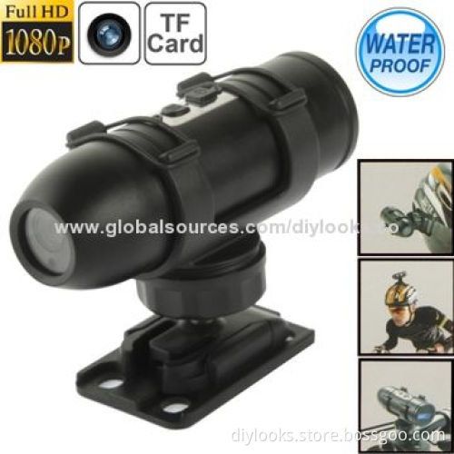 Full HD 1080P Waterproof Helmet DVR with 5.0-megapixel CMOS Sensor